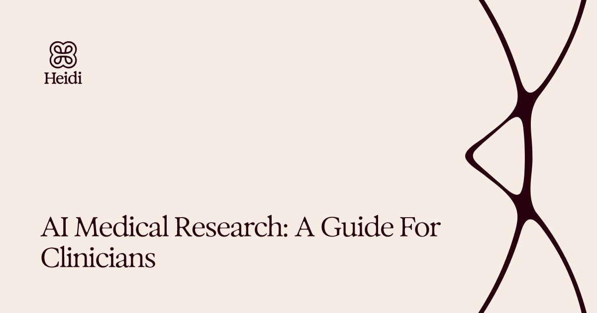 AI Medical Research: A Guide For Clinicians