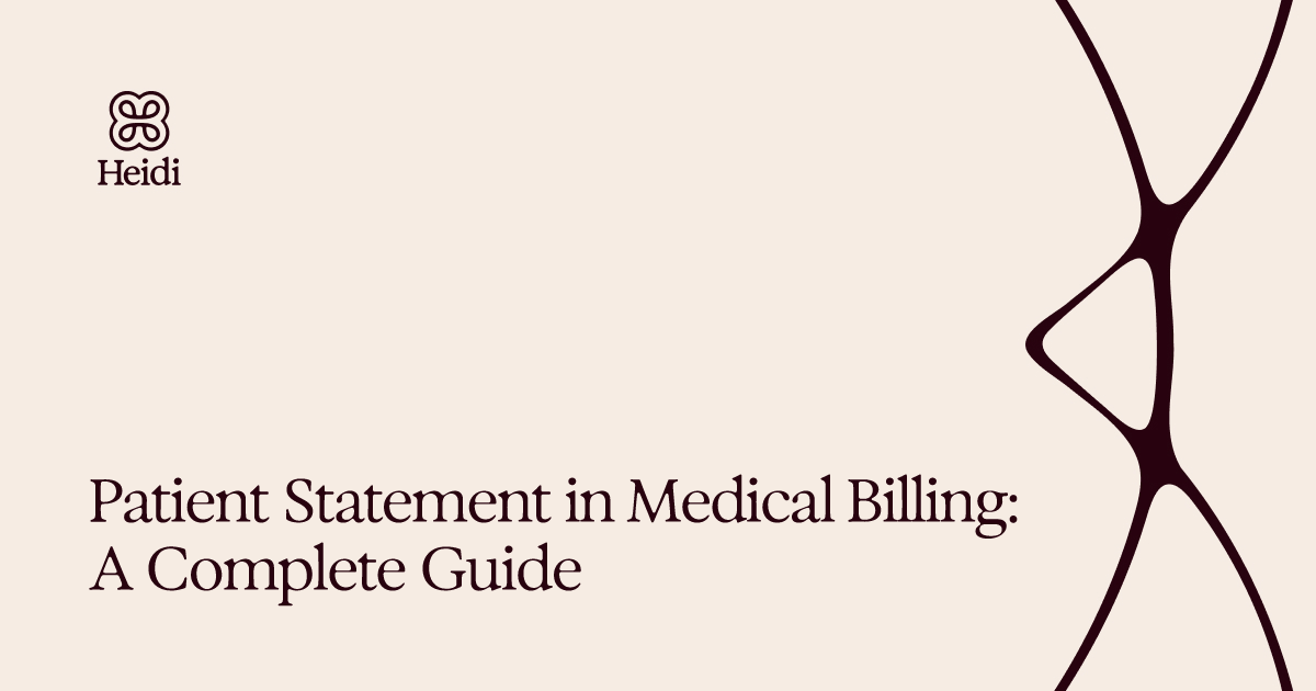 Patient Statement in Medical Billing: A Complete Guide