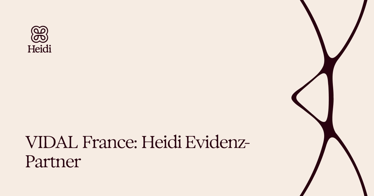 VIDAL France: Heidi Evidenz-Partner