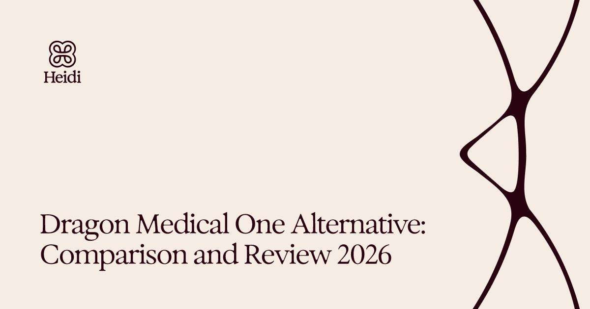 Dragon Medical One Alternative: Comparison and Review 2026 