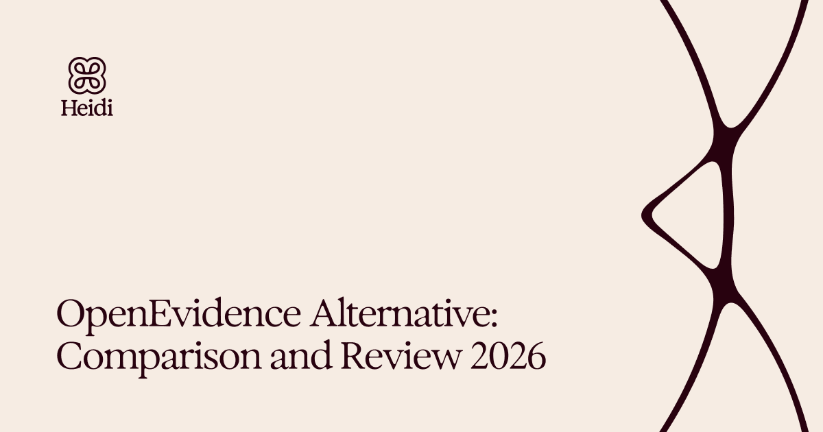 Alternativa a OpenEvidence: Comparación y revisión 2026
