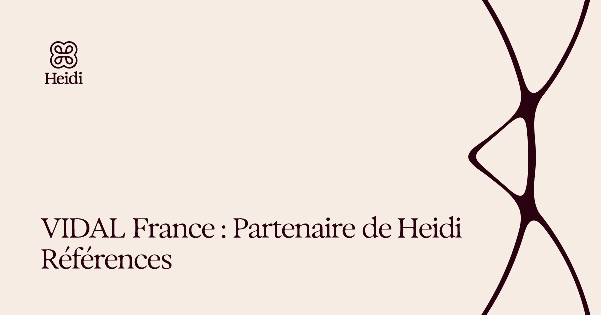 VIDAL France : Partenaire de Heidi Références