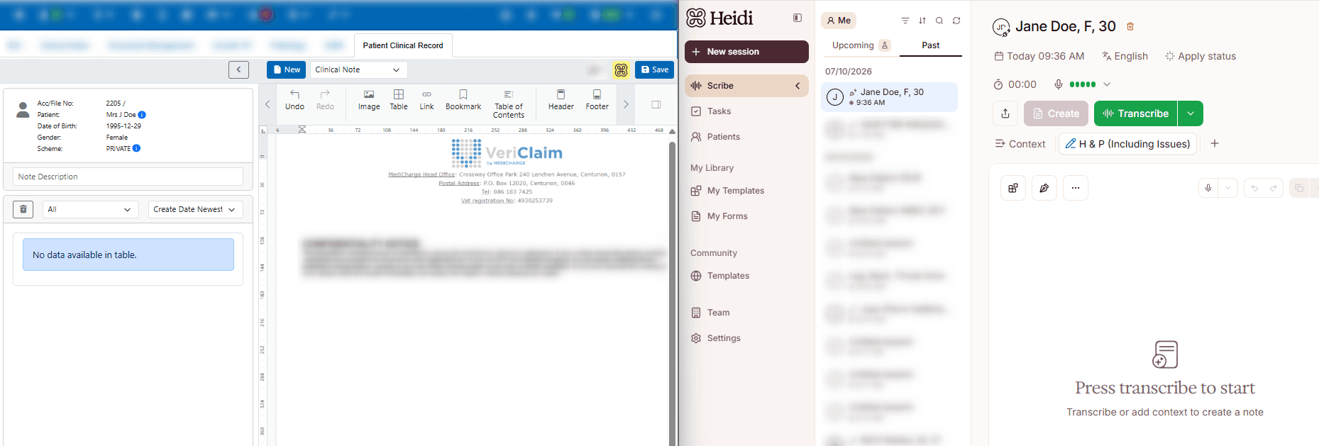 Vericlaim preview